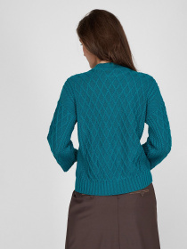 Свитер Sassofono модель A201-SF-700111, Сливовий Фото