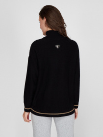 Свитер Sassofono модель A201-SF-729112, Чорний Фото