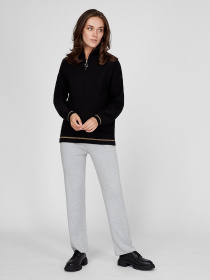 Свитер Sassofono модель A201-SF-729112, Чорний Фото