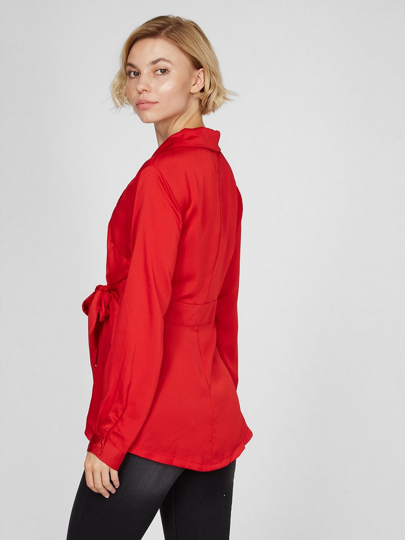 Блуза Sassofono модель A191SC8YG140, Червоний Фото