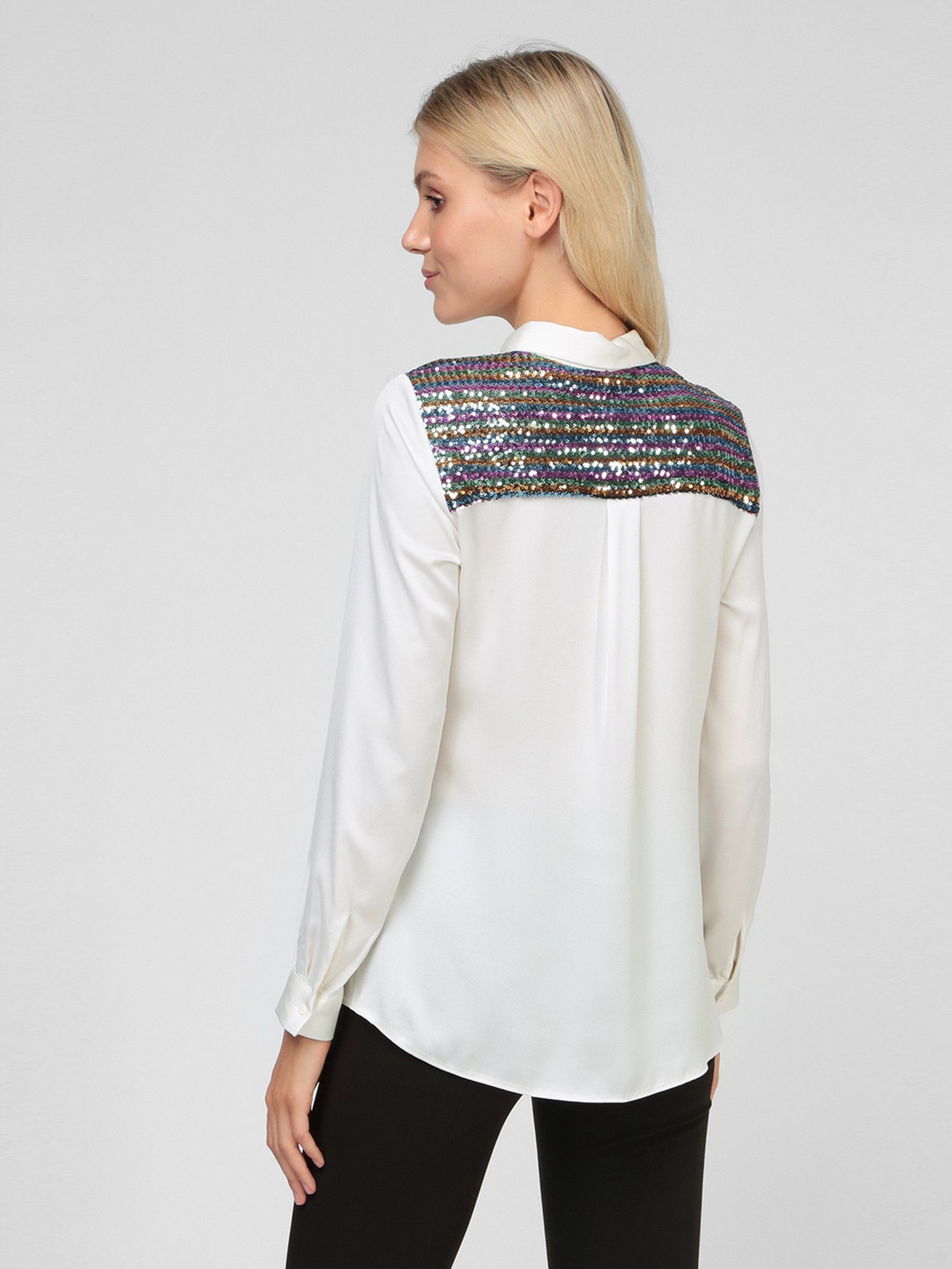 Рубашка повседневная Sassofono модель A191SC8YG190, МОЛОЧНИЙ Рубашка повседневная Sassofono модель A191SC8YG190, МОЛОЧНИЙ Фото