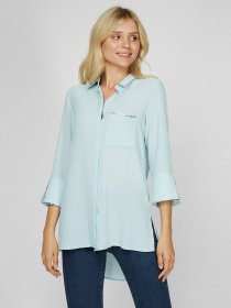 Сорочка повсякденна Sassofono модель A191SC8YG194, Блакитний Фото