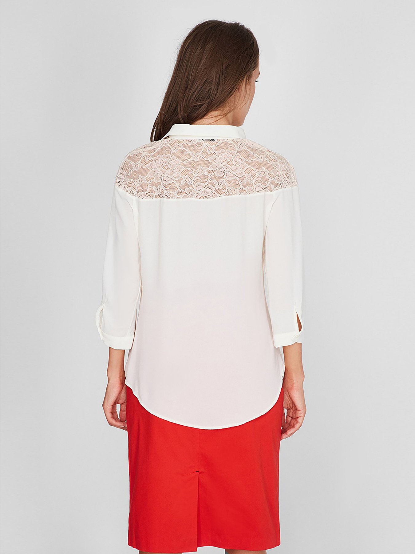 Сорочка повсякденна Sassofono модель A191SC8YG352, Кремово-пудровий Фото