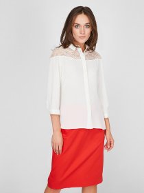 Сорочка повсякденна Sassofono модель A191SC8YG352, Кремово-пудровий Фото