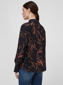 Сорочка Sassofono модель A201-SF-200151, ЧОРНИЙ Фото