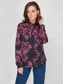 Рубашка повседневная Sassofono модель A201-SF-291151, ЧОРНИЙ-БОЛДОВИЙ Фото