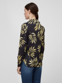 Сорочка повсякденна Sassofono модель A201-SF-291151, ЧОРНИЙ-ОЛИВКОВИЙ Фото