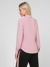 Рубашка повседневная Sassofono модель A201-SF-291153, ТЕМНО ПУДРОВИЙ Фото