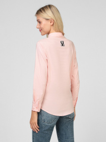 Рубашка повседневная Sassofono модель A201-SF-413151, Пудра Фото