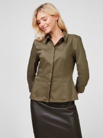 Рубашка Sassofono модель A201-SF-45237, ХАКІ Фото