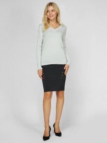 Юбки Sassofono модель A191-SF-403250, ЧОРНИЙ Фото