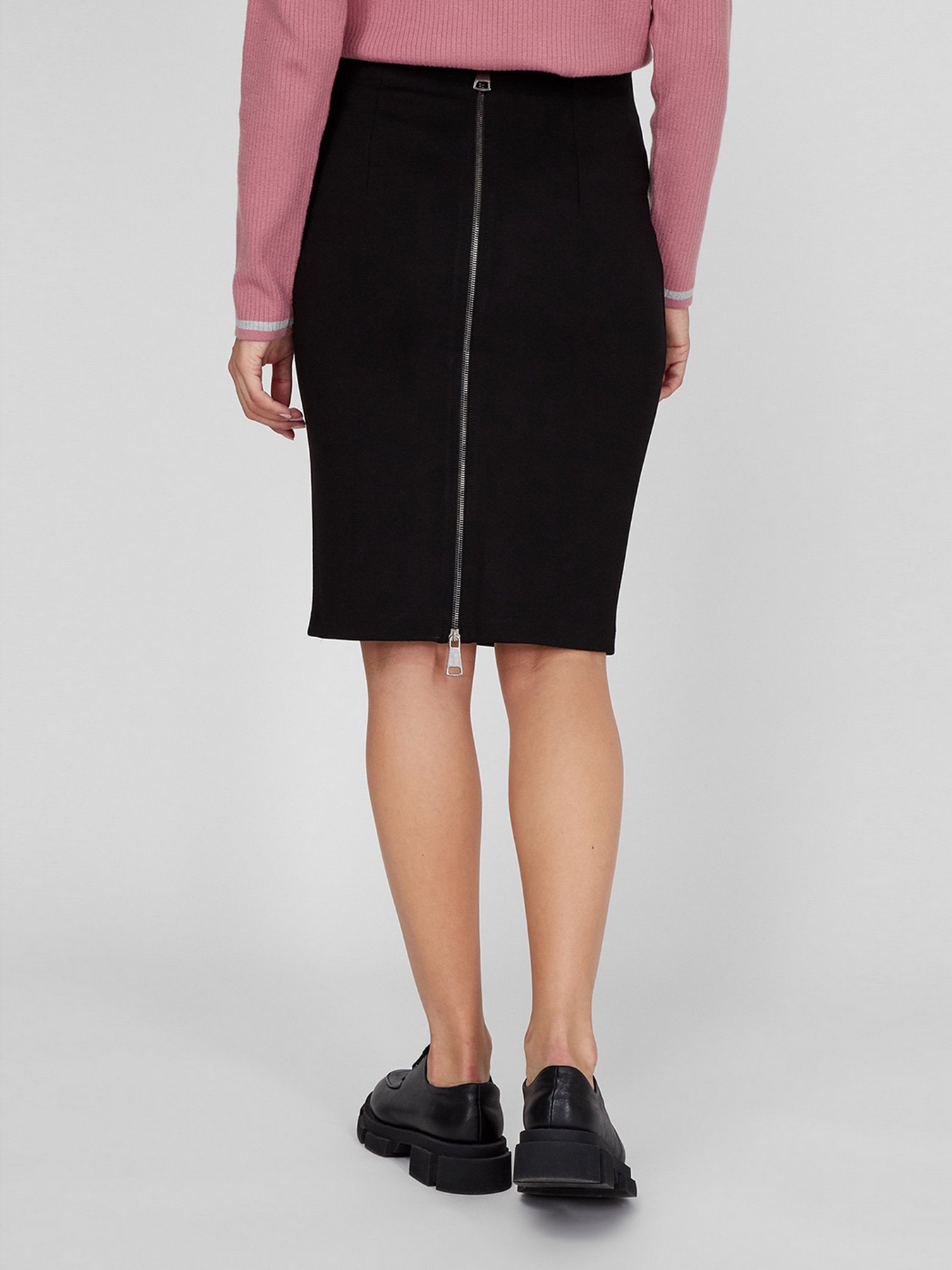 Юбка мини Sassofono модель A201-SC-303525, Чорний Фото