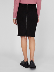 Юбка мини Sassofono модель A201-SC-303525, Чорний Фото