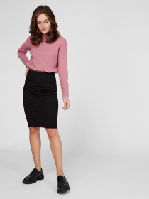 Юбка мини Sassofono модель A201-SC-303525, Чорний Фото