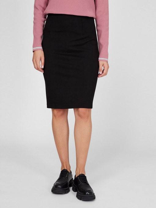 Юбка мини Sassofono модель A201-SC-303525, Чорний Фото