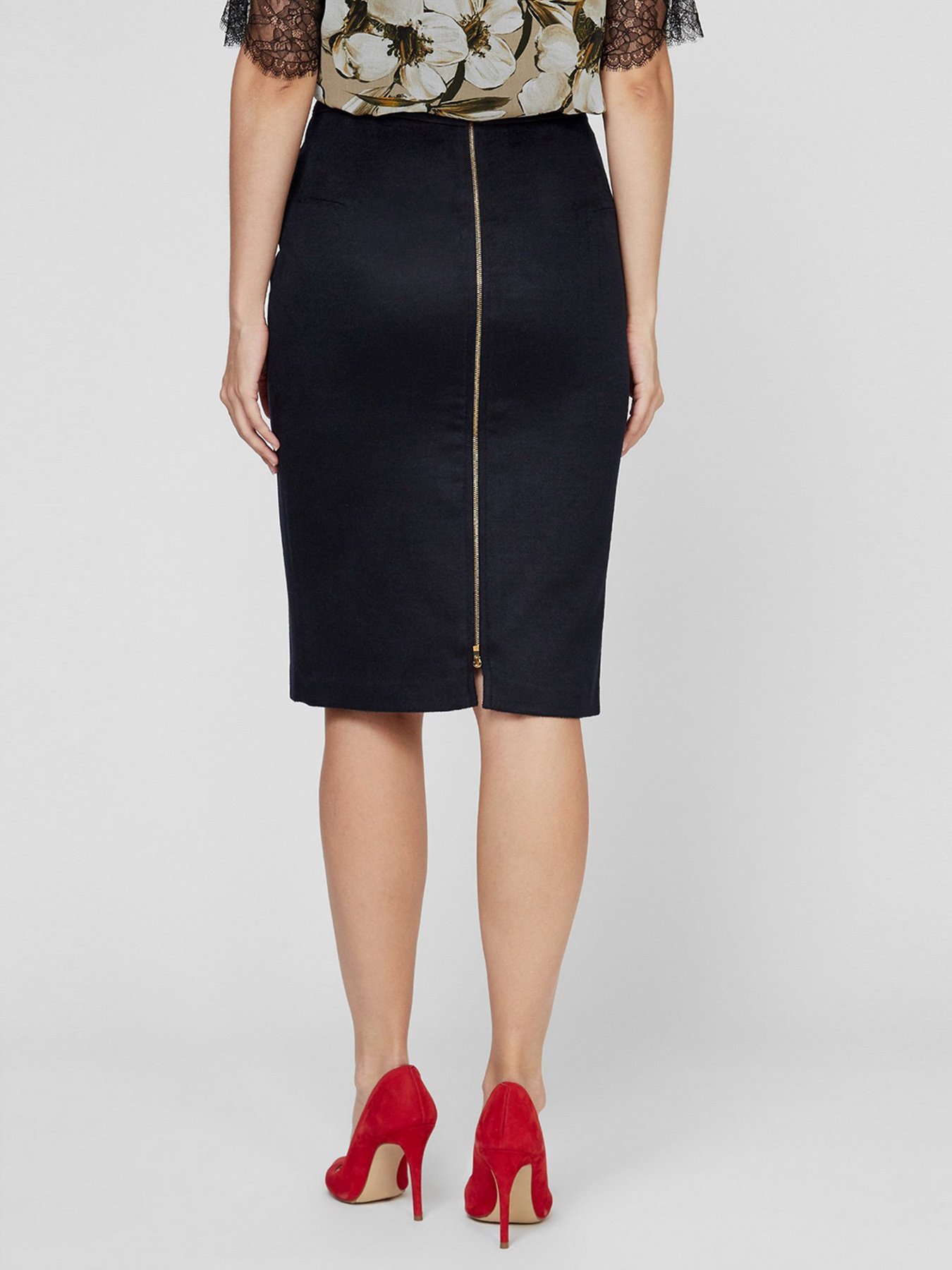 Юбка мини Sassofono модель A201-SC-503116, Синій Фото