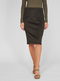 Спідниця міні Sassofono модель A201-SC-503140, Хакі Фото