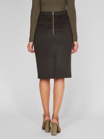 Спідниця міні Sassofono модель A201-SC-503140, Хакі Фото