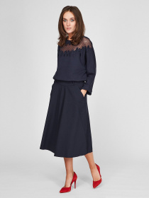 Юбки Sassofono модель A201-SC-503300-1, Синій Фото