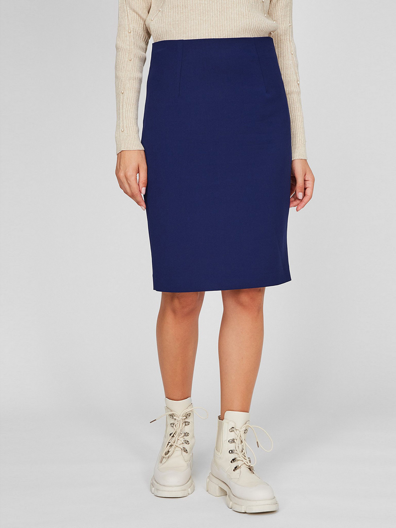 Юбка мини Sassofono модель A201-SC-503320-1, Електрик Фото