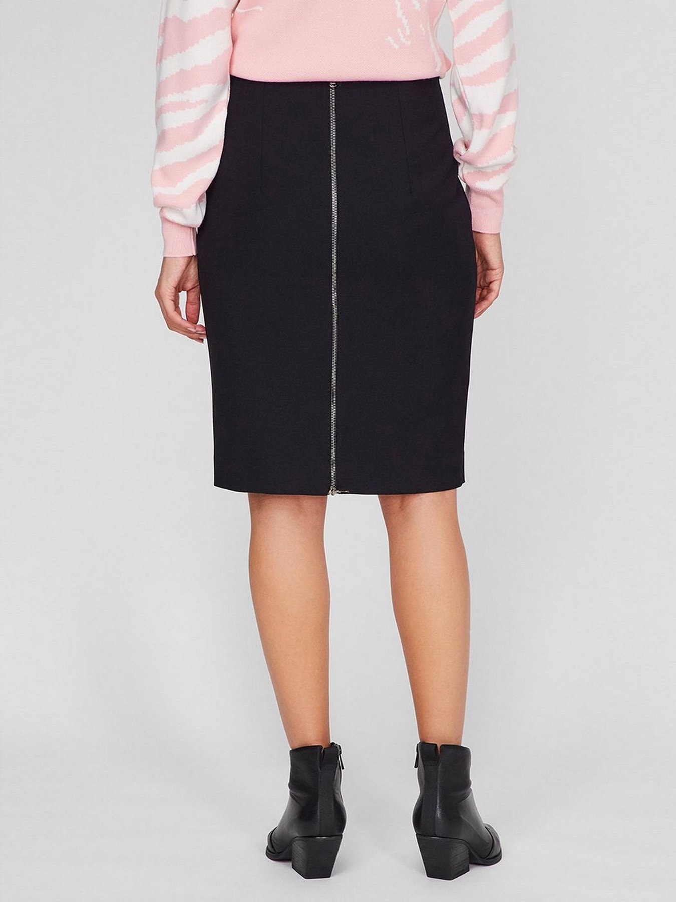 Юбка мини Sassofono модель A201-SC-503320-1, Чорний Фото