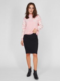 Юбка мини Sassofono модель A201-SC-503320-1, Чорний Фото