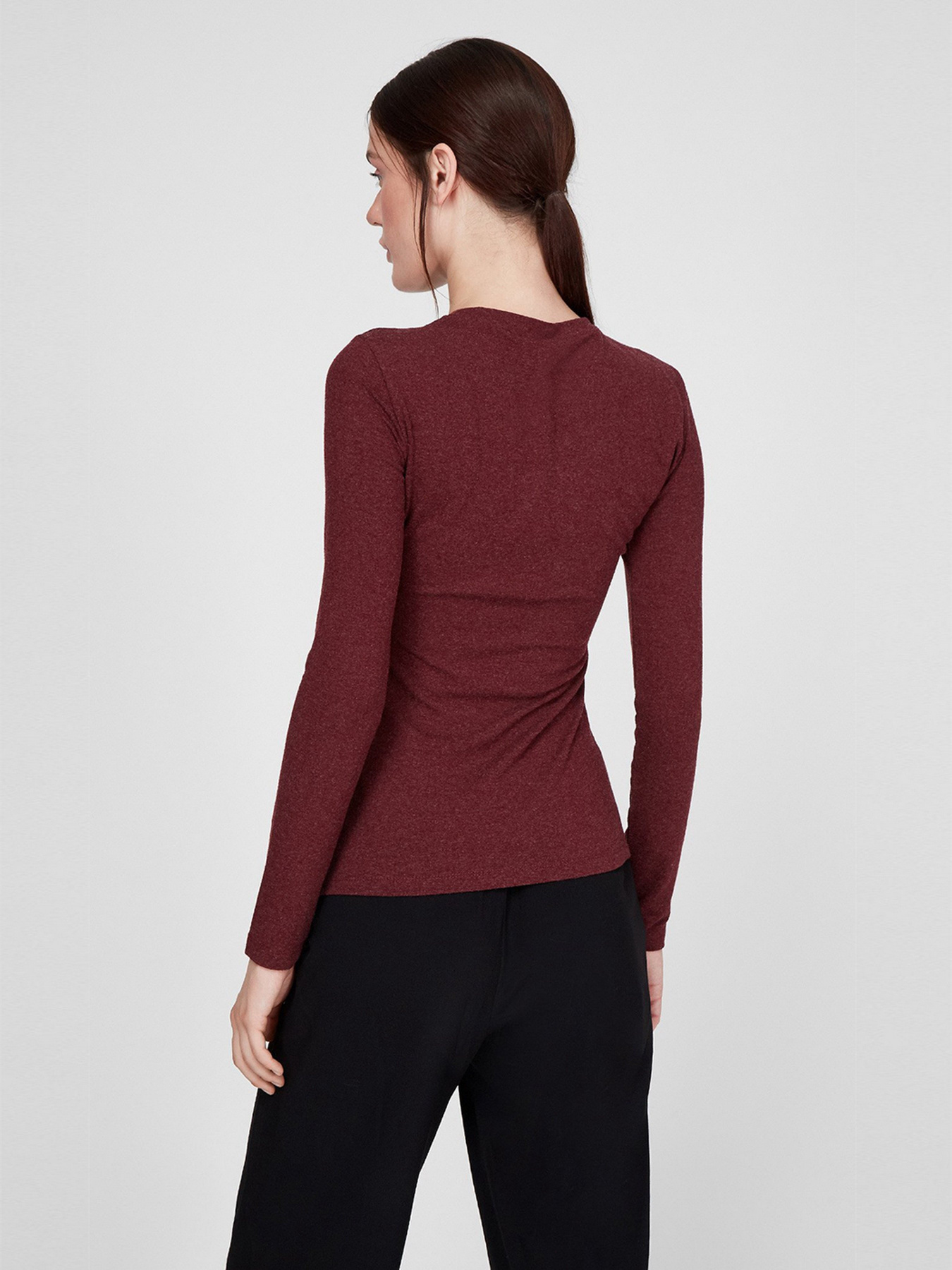 Джемпер Sassofono модель A191-SF-382111-1, БОРДОВИЙ Фото