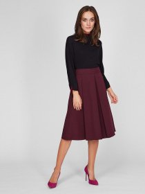 Спідниці Sassofono модель A201-SC-903135-2, Бордовий Фото