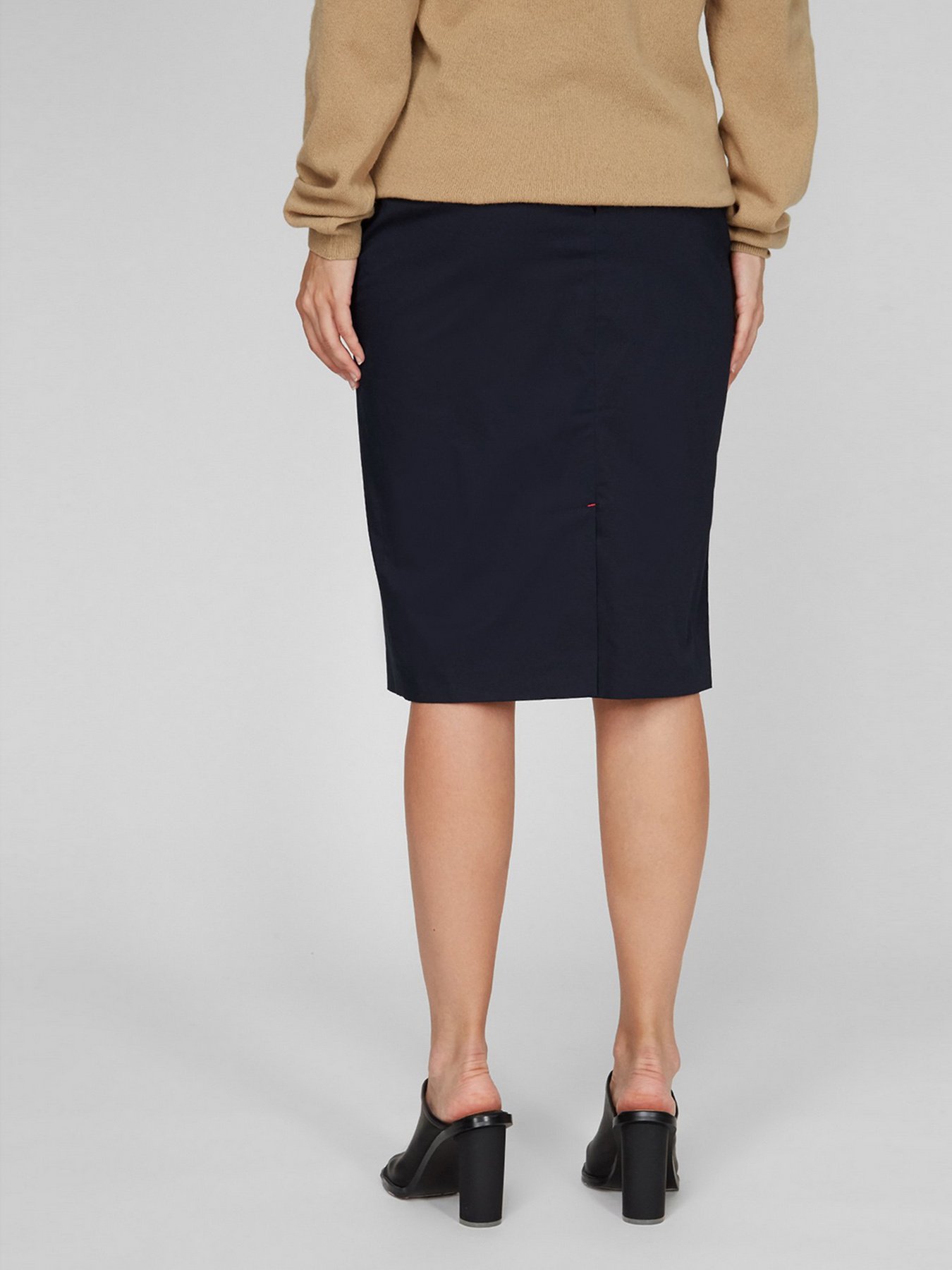 Юбка миди Sassofono модель A201-SC-913225-1, Синій Фото