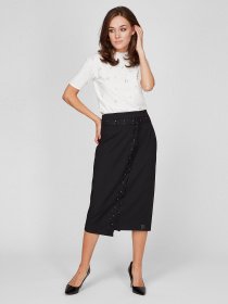 Юбки Sassofono модель A201-SF-224081, ЧОРНИЙ Фото