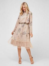 Юбки Sassofono модель A201-SF-253081, БЕЖЕВИЙ Фото