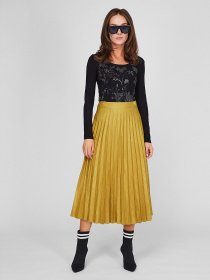 Спідниці Sassofono модель A201-SF-271082, ОЛИВКОВИЙ Фото