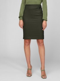 Юбка миди Sassofono модель A201-SF-293081, ХАКІ Фото