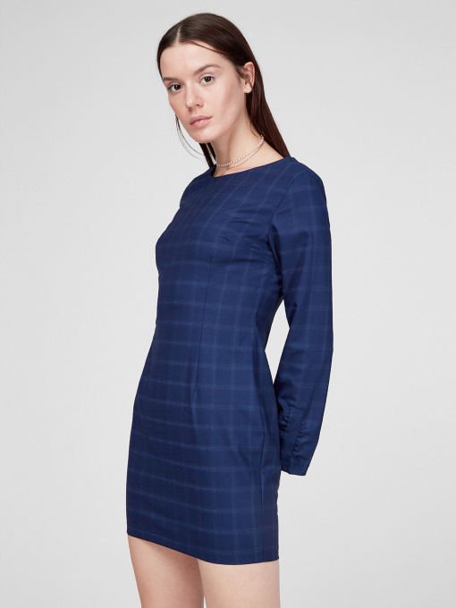 Платье мини Sassofono модель A191-SC-114171, Синій Фото