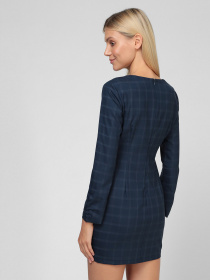 Платье мини Sassofono модель A191-SC-114171, Синій-1 Фото