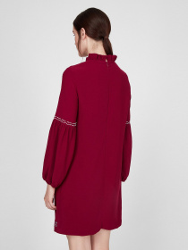 Платья Sassofono модель A191-SF-111171, БОРДОВИЙ Фото