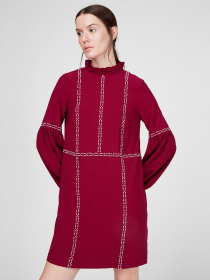 Платья Sassofono модель A191-SF-111171, БОРДОВИЙ Фото