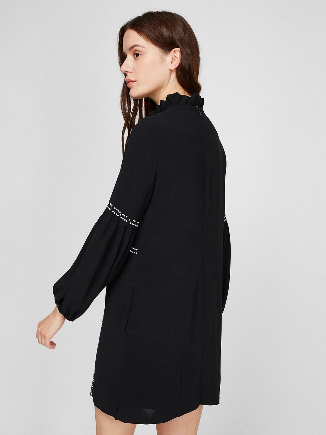 Сукня міні Sassofono модель A191-SF-111171, ЧОРНИЙ Фото