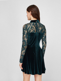 Платья Sassofono модель A191-SF-164171, Зелений Фото