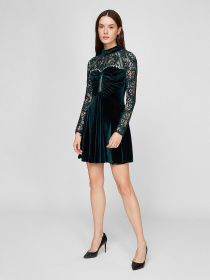 Платья Sassofono модель A191-SF-164171, Зелений Фото