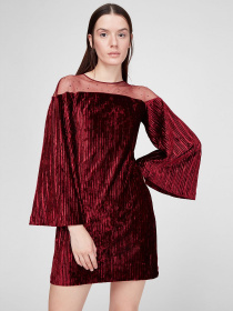 Сукні Sassofono модель A191-SF-181171, Бордовий Сукні Sassofono модель A191-SF-181171, Бордовий Фото