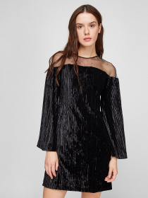 Платья Sassofono модель A191-SF-181171, Чорний Фото