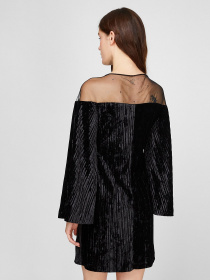 Платья Sassofono модель A191-SF-181171, Чорний Фото