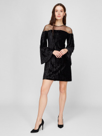 Платья Sassofono модель A191-SF-181171, Чорний Фото