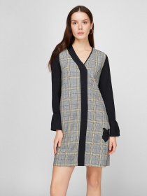 Платье мини Sassofono модель A191-SF-259171, Шафран Фото