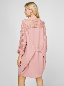 Платья Sassofono модель A191-SF-265171, Пудра Фото