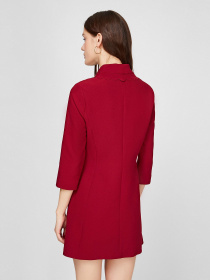 Платья Sassofono модель A191-SF-305171, Бордовий Фото