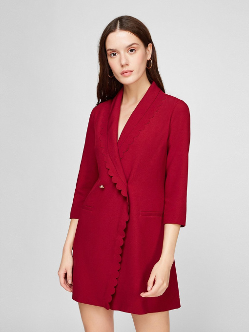 Платья Sassofono модель A191-SF-305171, Бордовий Фото