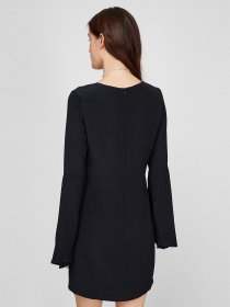 Платье мини Sassofono модель A191-SF-151171, ЧОРНИЙ Фото