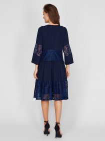 Платья Sassofono модель A201-SC-1040, Синій Фото